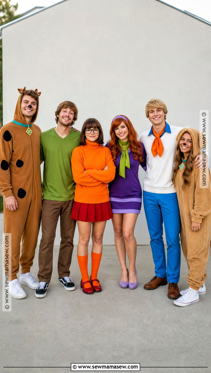Scooby Doo Group Of Six Halloween Costume - 30 group of six halloween costume ideas