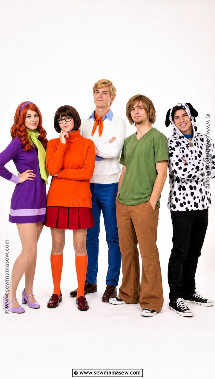 Scooby Doo Mystery Gang Group Costume - 35 costume inspo ideas