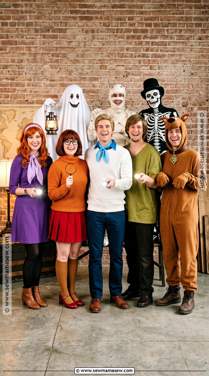Scooby Doo Mystery Team Group Costume - 35 big group costume ideas