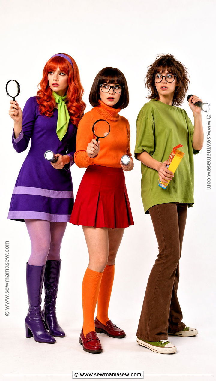 Scooby Doo Mystery Trio Costume - 35 Trio Halloween Costumes for Women