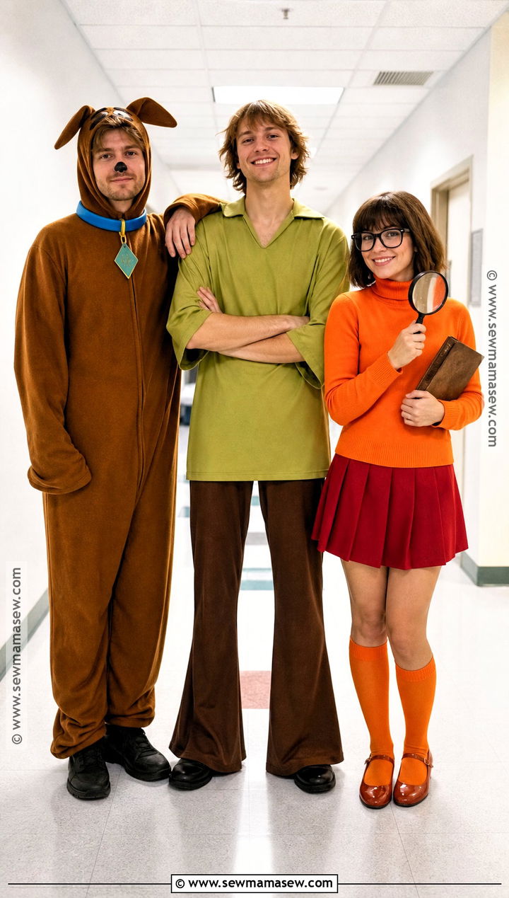 Scooby Doo Trio Costume - 45 iconic trio halloween costumes