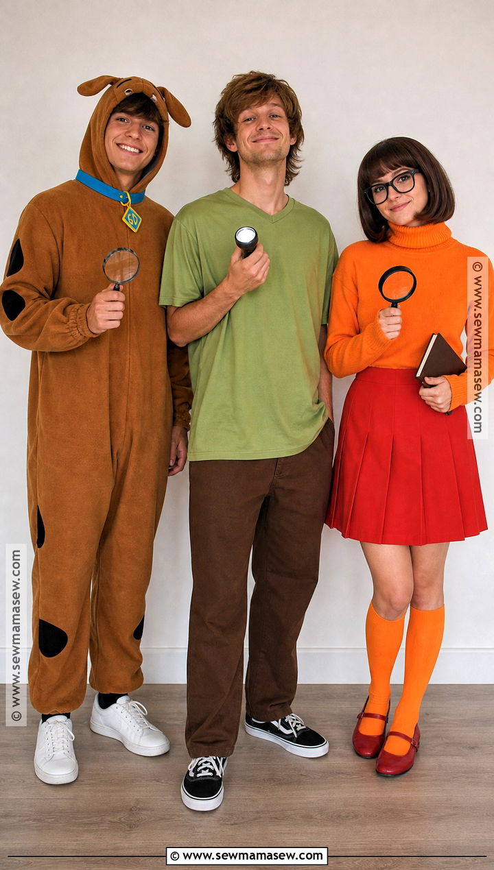 Scooby Shaggy And Velma Costume - 35 3 People Costume Ideas