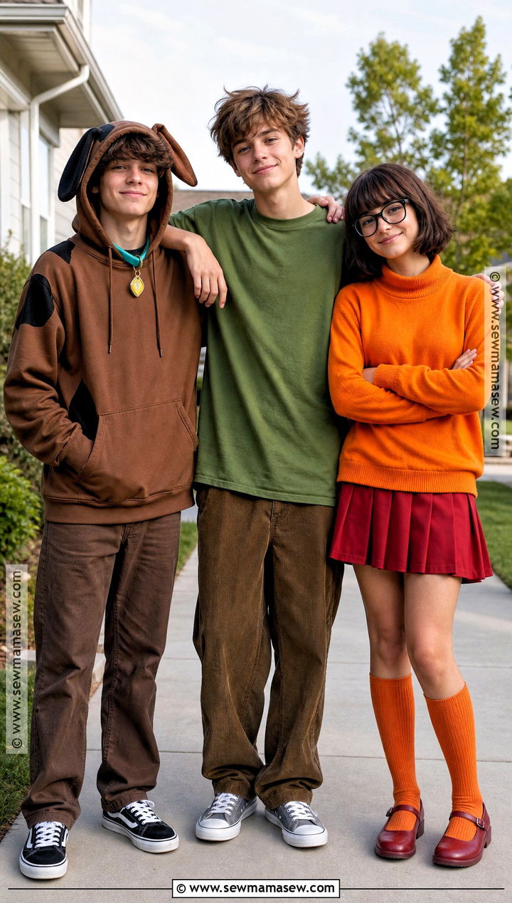 Scooby Shaggy And Velma Trio Costume - 35 trio costume ideas for teens