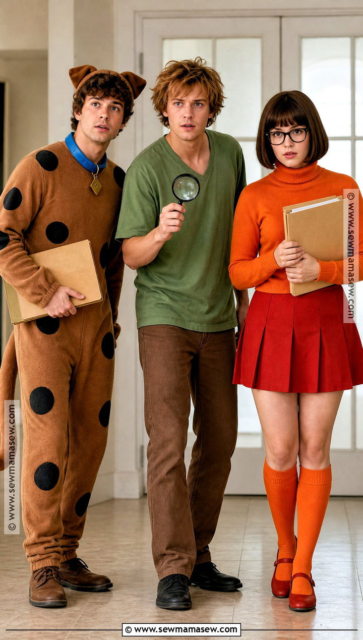 Scooby Shaggy And Velma Trio Costume - 30 easy trio costumes