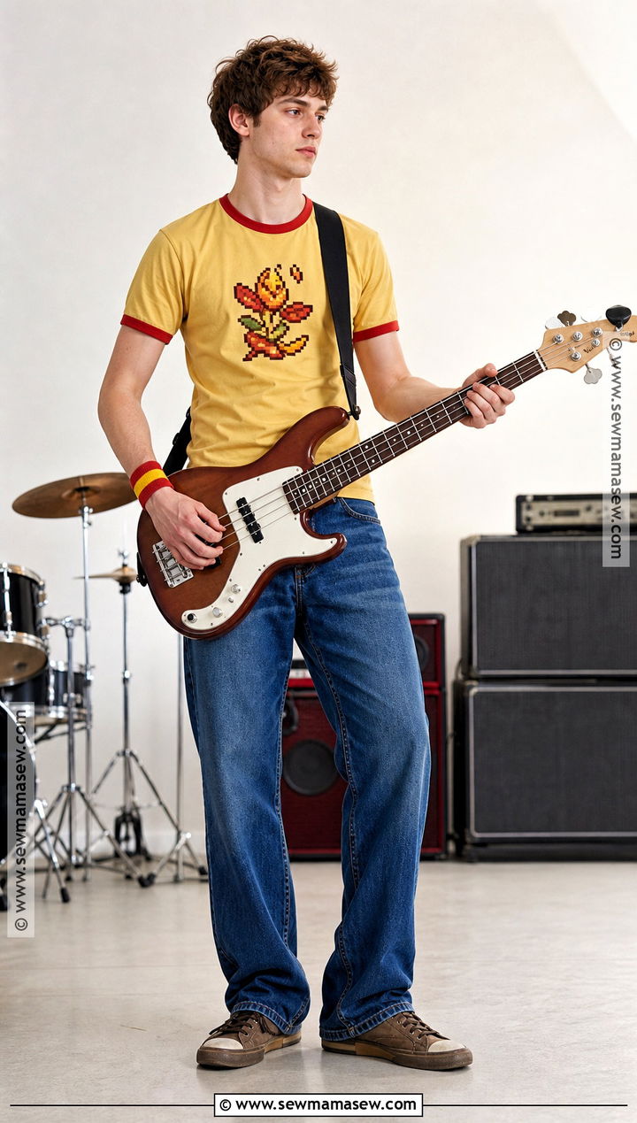 Scott Pilgrim Yellow Band Shirt Cosplay - 30 Scott Pilgrim Cosplay Ideas