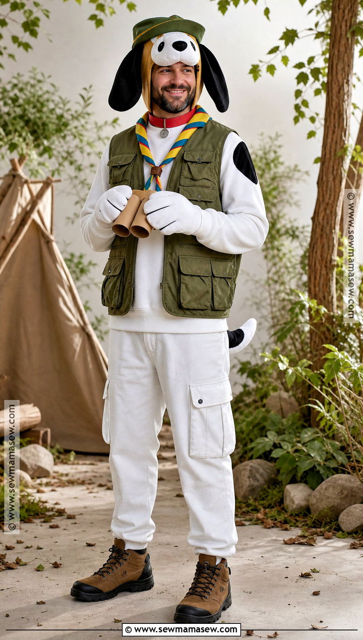 Scout Snoopy Costume - 40 snoopy halloween costume ideas