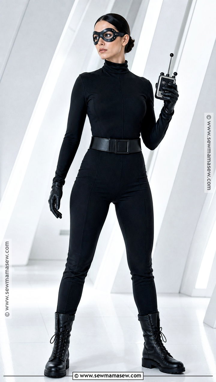 Screenslaver Costume With Black Jumpsuit - 30 Disney Villain Costumes for Women