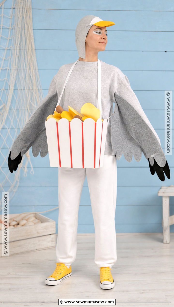 Seagull Bird Costume - 30 bird halloween costume ideas