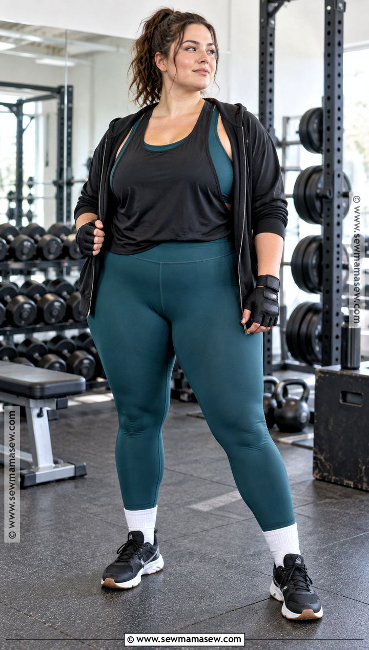Seamless Leggings And Hoodie Strength Training Outfit - 15 Autumn Workout Outfits