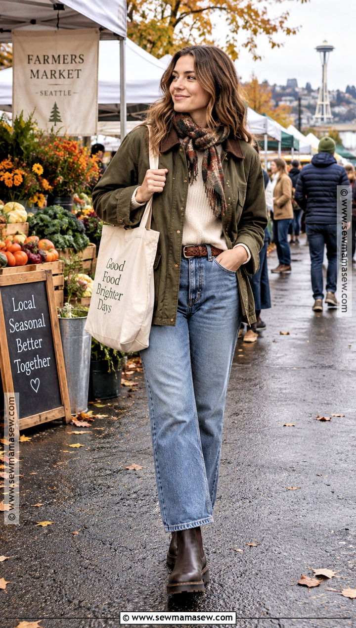 Seattle Fall Barn Jacket Outfit - 20 Seattle Outfits Fall
