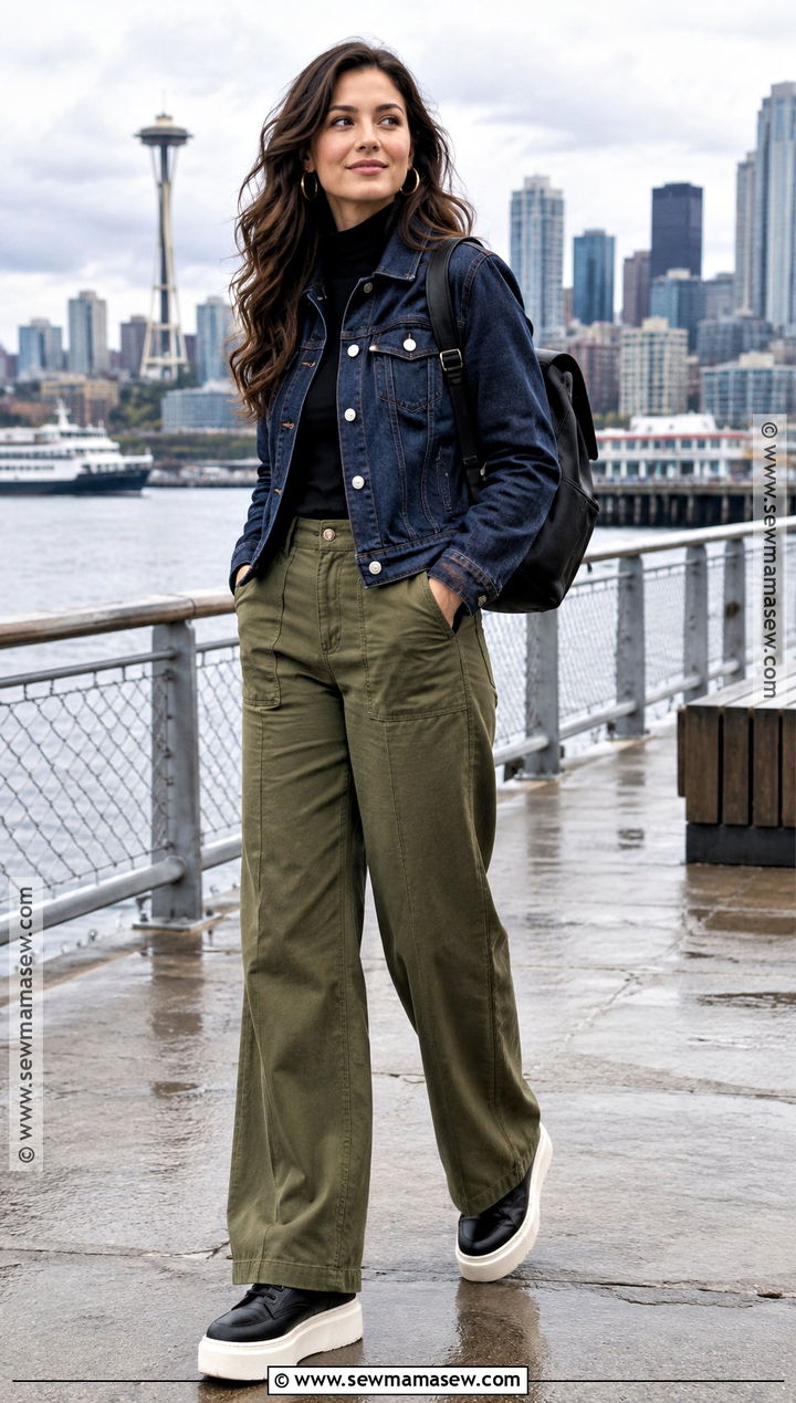 Seattle Fall Denim Jacket Outfit - 20 Seattle Outfits Fall
