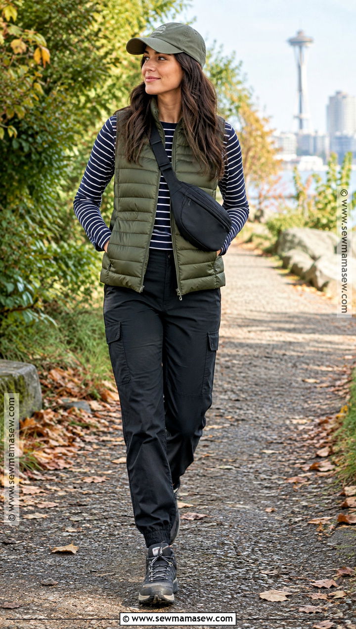 Seattle Fall Puffer Vest Outfit - 20 Seattle Outfits Fall