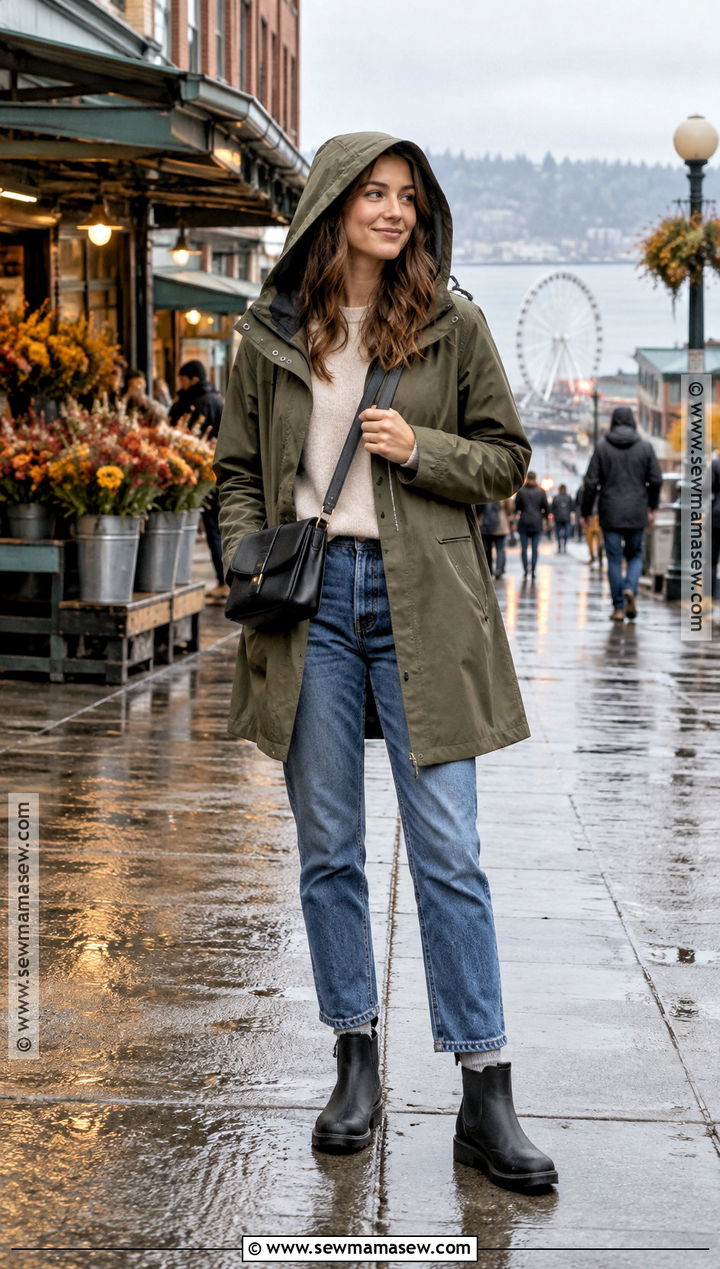 Seattle Fall Raincoat Outfit - 20 Seattle Outfits Fall