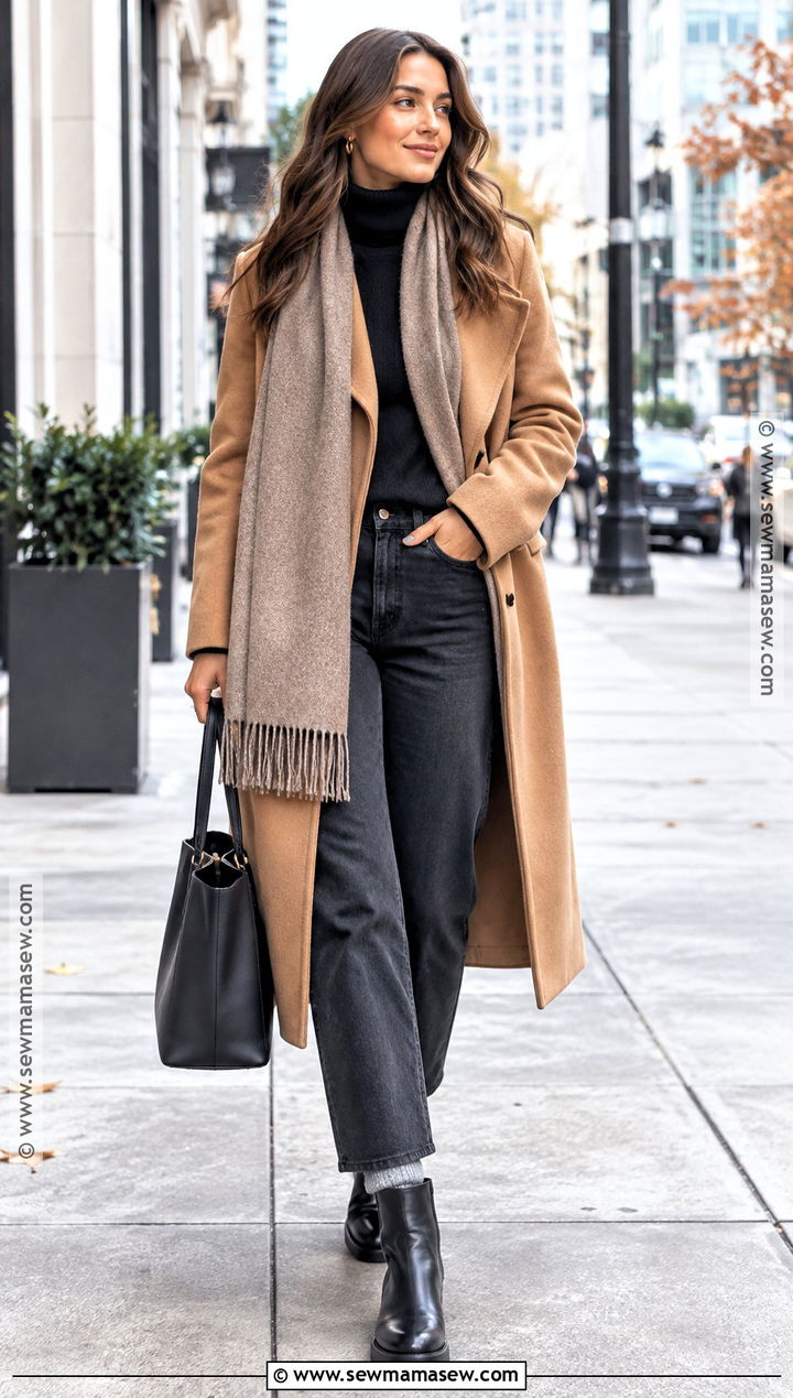 Seattle Fall Wool Coat Outfit - 20 Seattle Outfits Fall