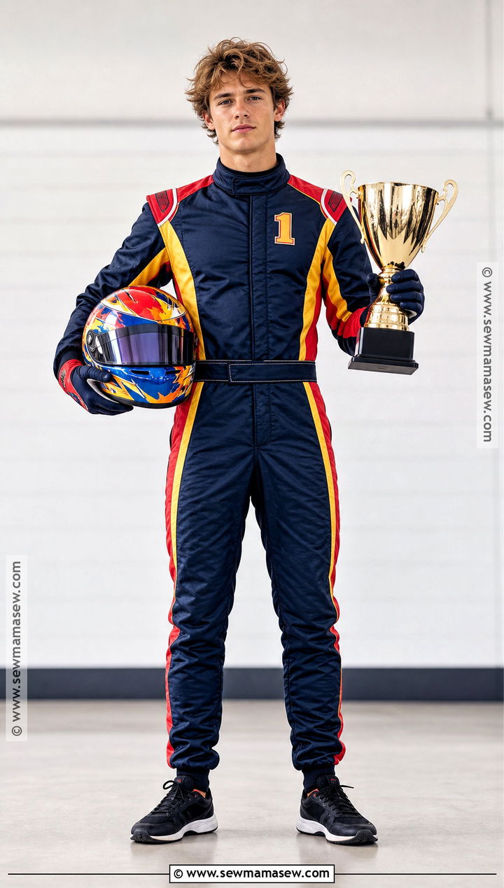 Sebastian Vettel Red Bull Era Driver Costume - 30 F1 Driver Halloween Costume Ideas