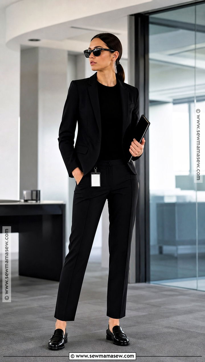 Secret Agent Costume - 30 woman in black costume ideas