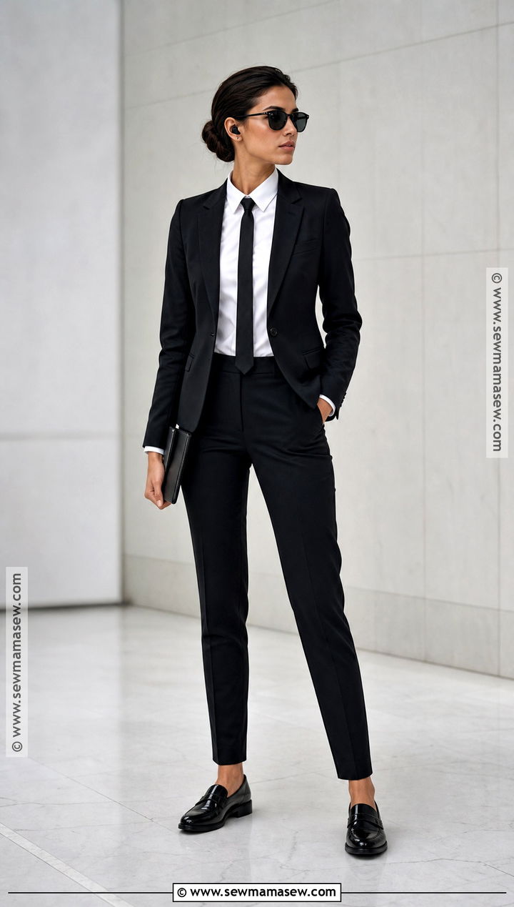 Secret Agent Costume With Black Suit - 35 quick halloween costumes last minute