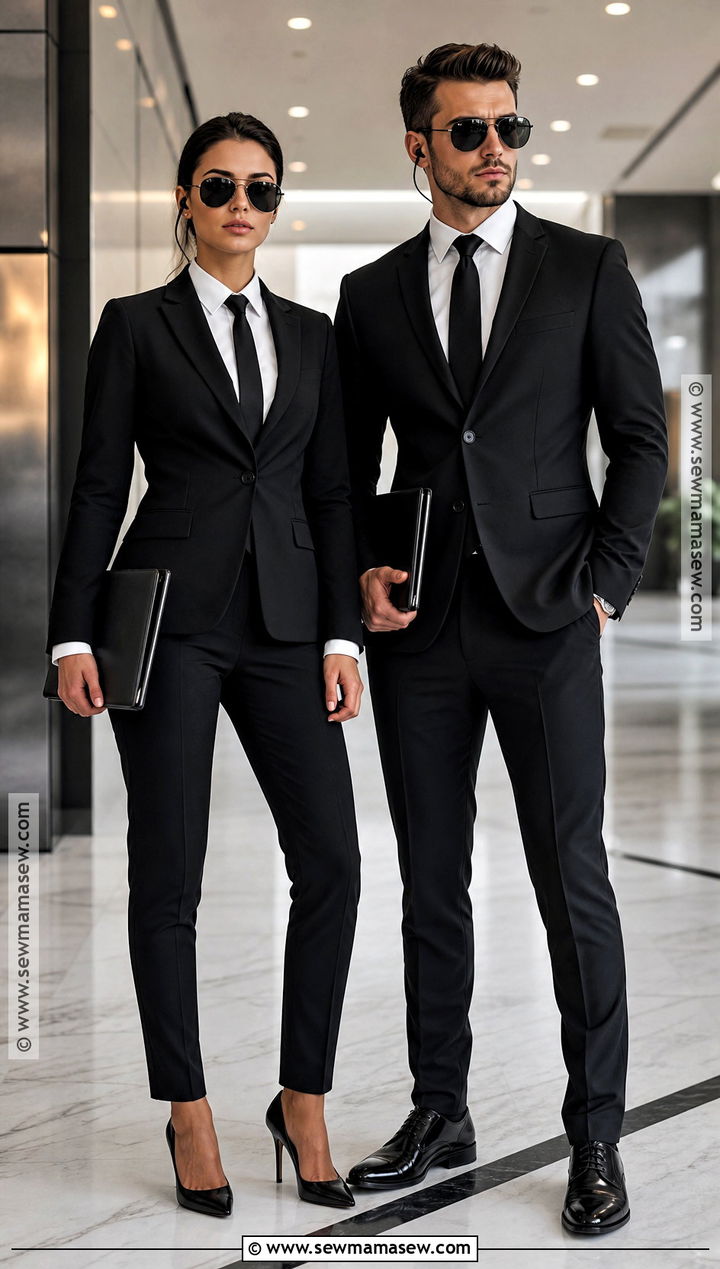 Secret Agent Couples Costume - 40 Simple Couples Halloween Costume Ideas