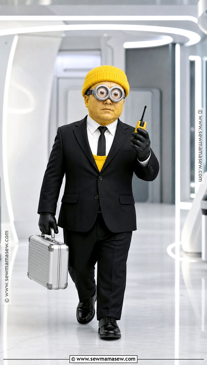 Secret Agent Minion Costume - 40 despicable me costume ideas