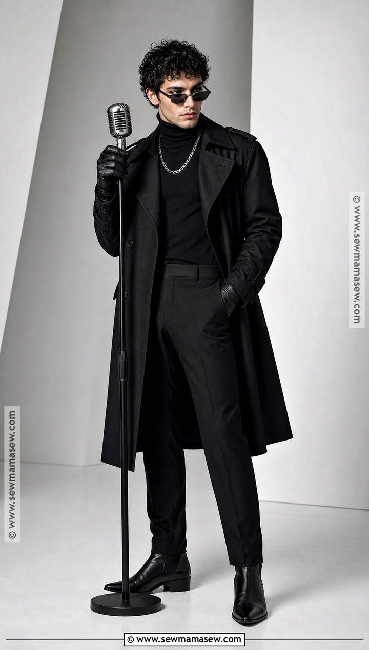 Secrets Black Trench Coat Costume - 35 the weeknd halloween costume ideas