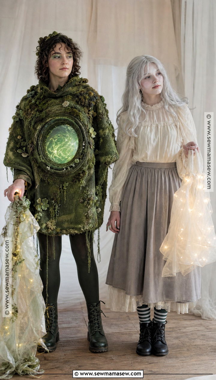 Seeing Stone And Ghost Child Costume - 30 coraline couple costume ideas