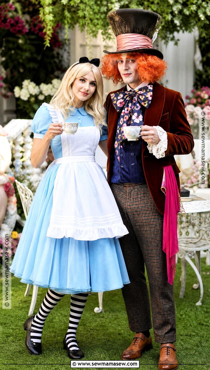 Selena Gomez And Benny Blanco Alice Costume - 30 best celebrity halloween costumes