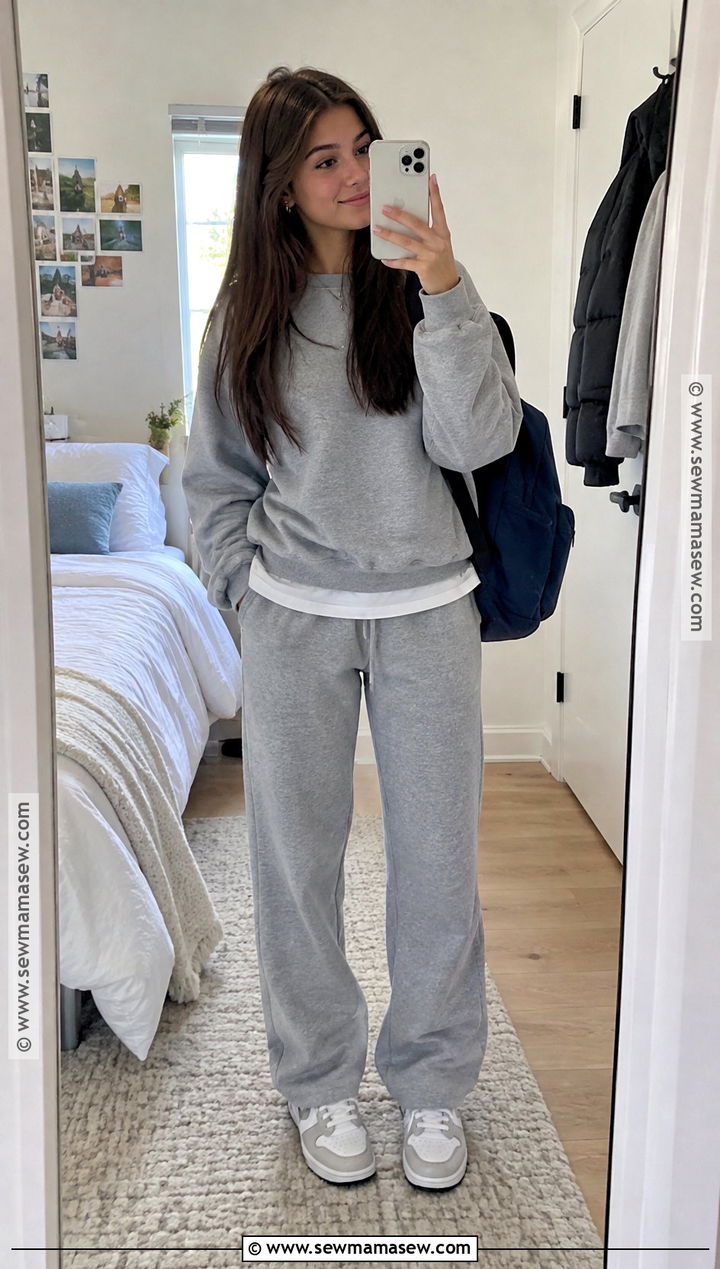 Senior Back To School Outfit With Matching Sweat Set - 15 Back To School Fits Senior