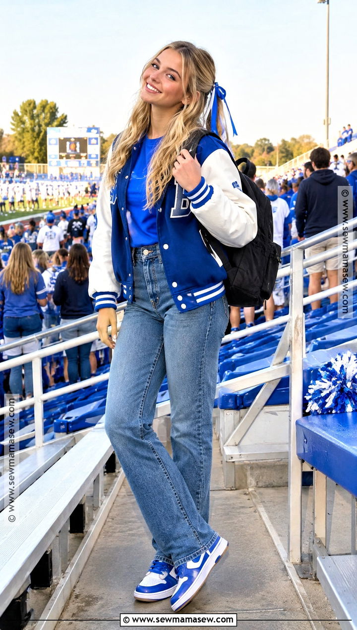 Senior Year School Spirit Outfit With Jeans - 20 back to school outfits senior year