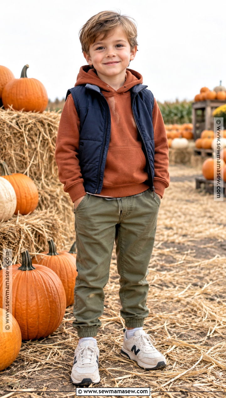 Sensory Friendly Hoodie And Pull On Pants Pumpkin Patch Outfit - 25 pumpkin patch outfit ideas for kids