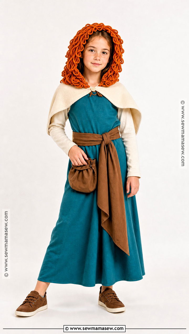 Sensory Friendly Merida Costume With Soft Fabrics - 30 Merida Halloween Costume Ideas