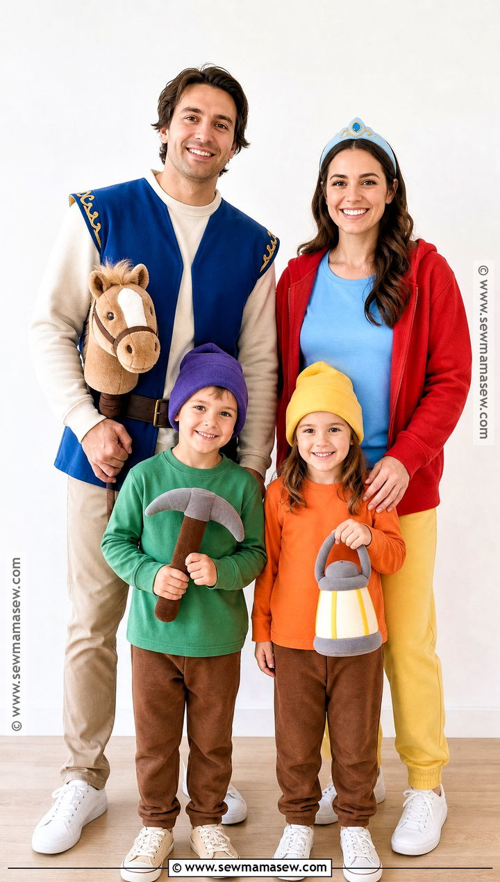 Sensory Friendly Snow White Family Costume - 30 snow white family costume ideas