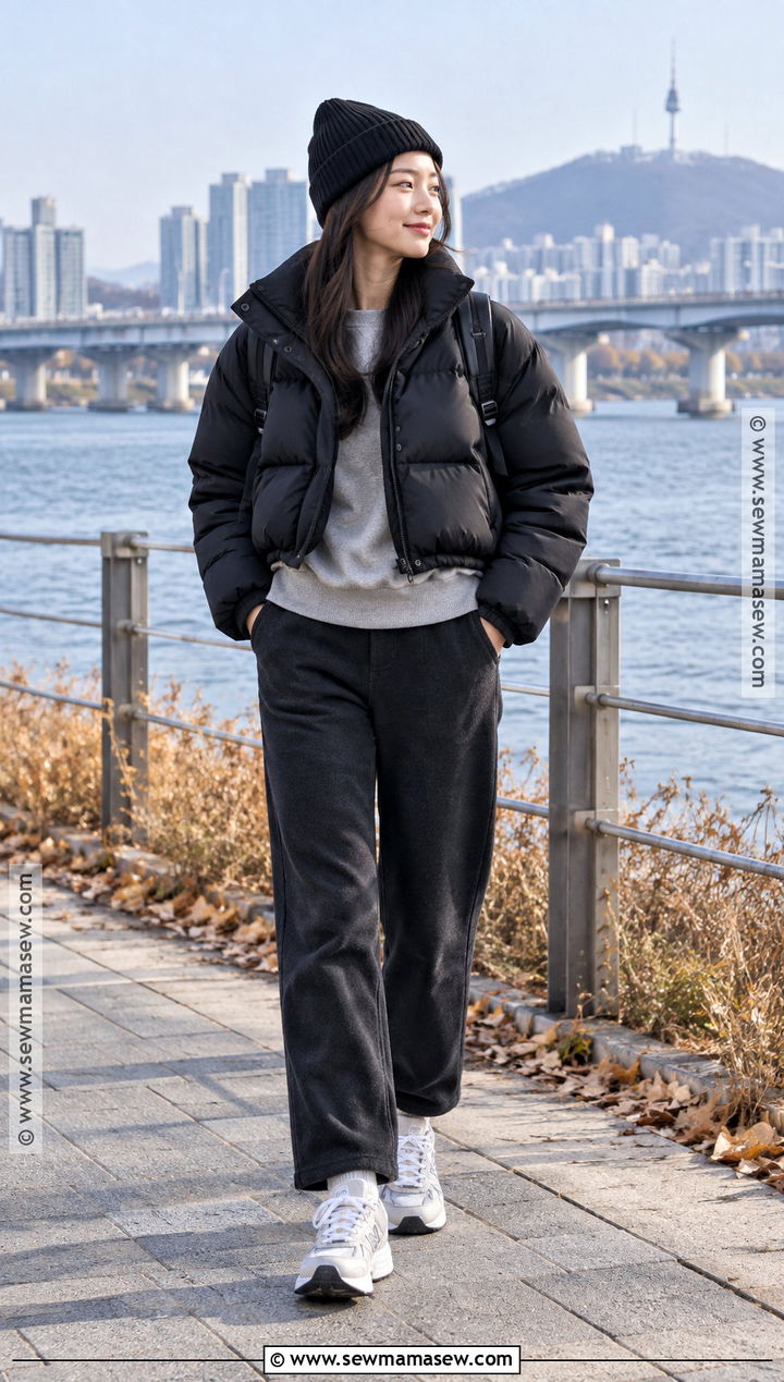 Seoul November Puffer Jacket Outfit - 15 Seoul November Outfit Ideas