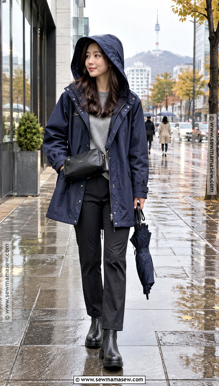 Seoul November Rainy Day Outfit - 15 Seoul November Outfit Ideas