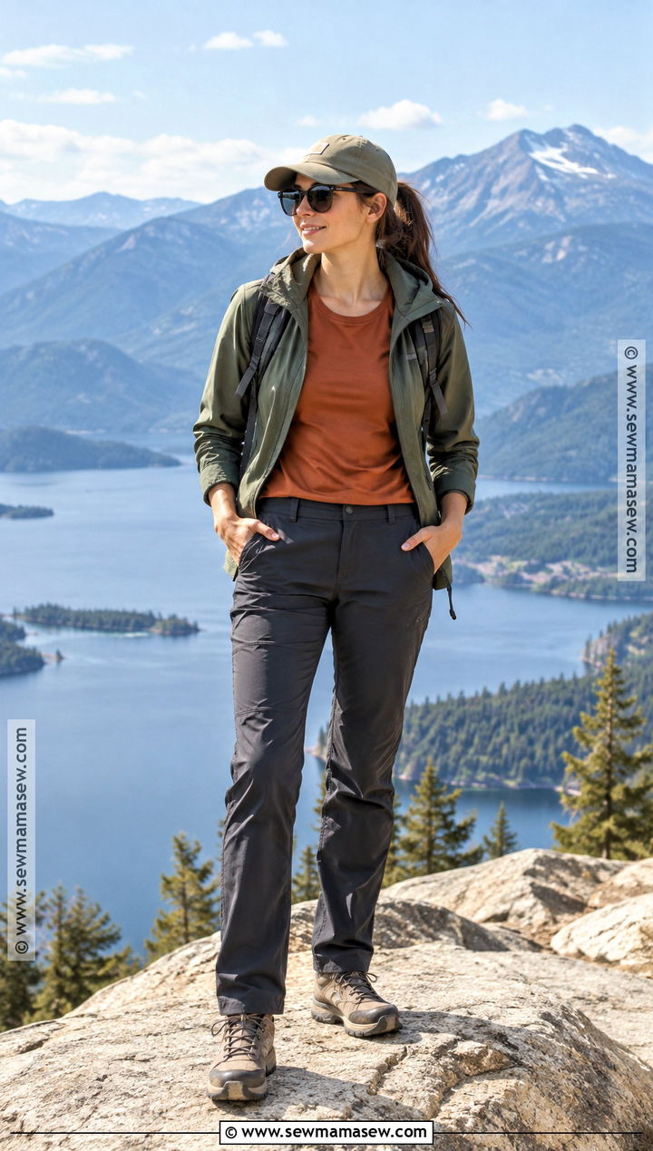 September Mountain Outfit With Utility Jacket - 20 September Vacation Outfits