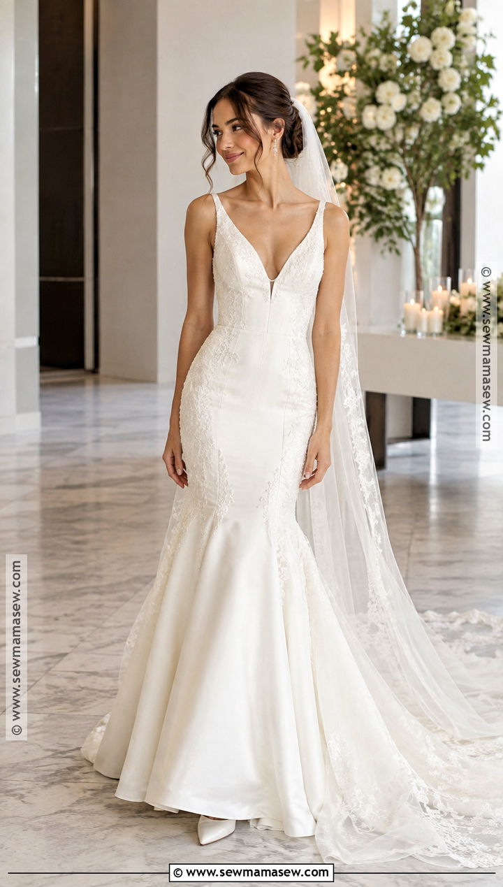 September Wedding Dress With a Petite Fit and Flare Shape - 20 september wedding dress ideas