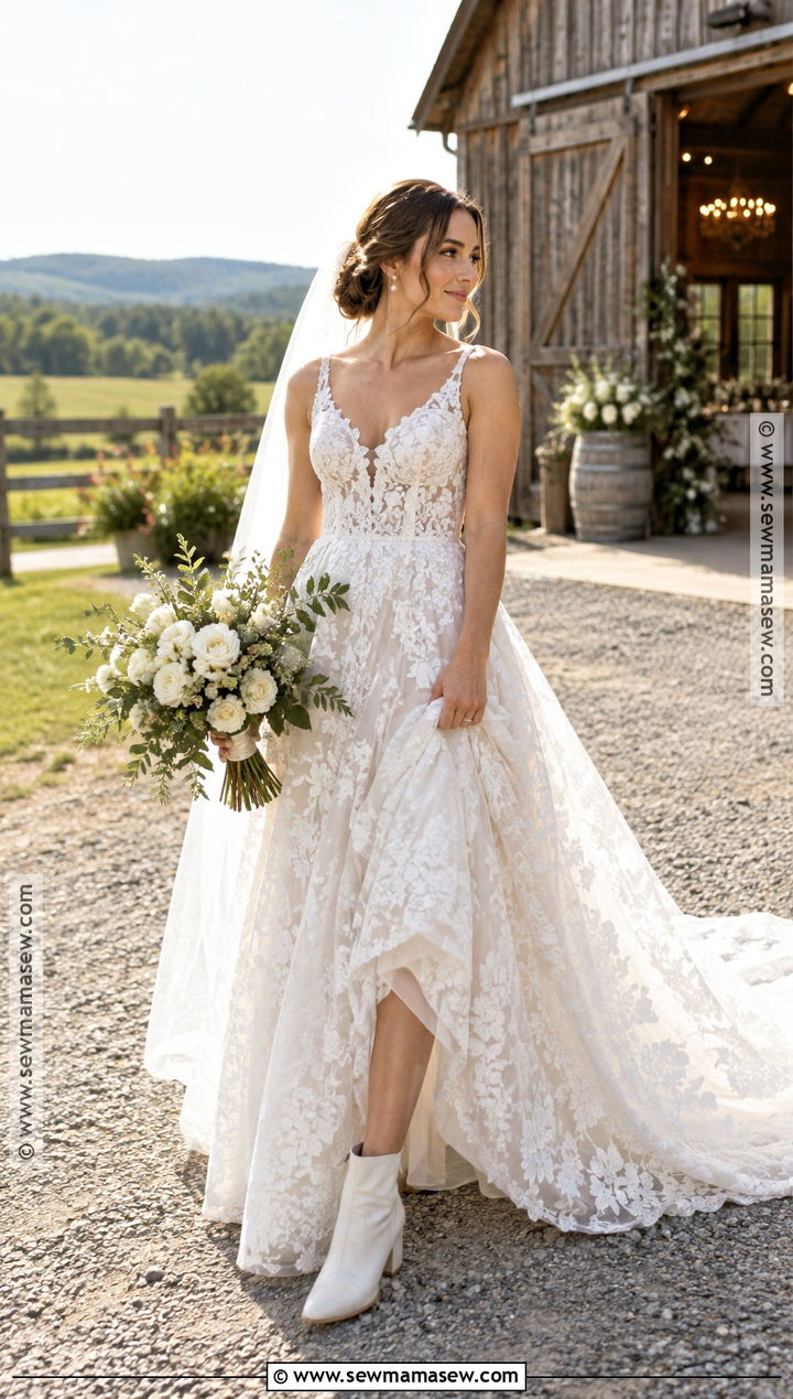 September Wedding Dress for a Barn Wedding - 20 september wedding dress ideas