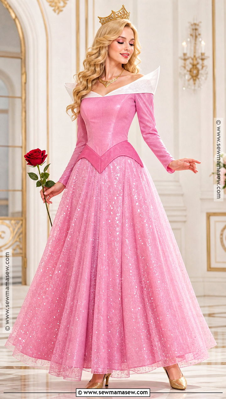 Sequin Aurora Costume - 35 Aurora Sleeping Beauty Costume Ideas