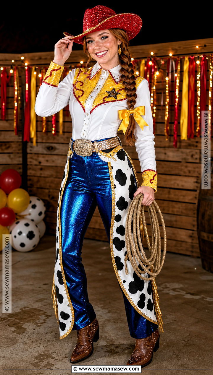 Sequin Jessie Party Costume - 30 Jessy Toy Story Costume Ideas for Women