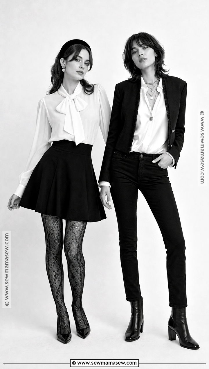Serena And Blair Black And White Costume - 45 serena and blair costume ideas