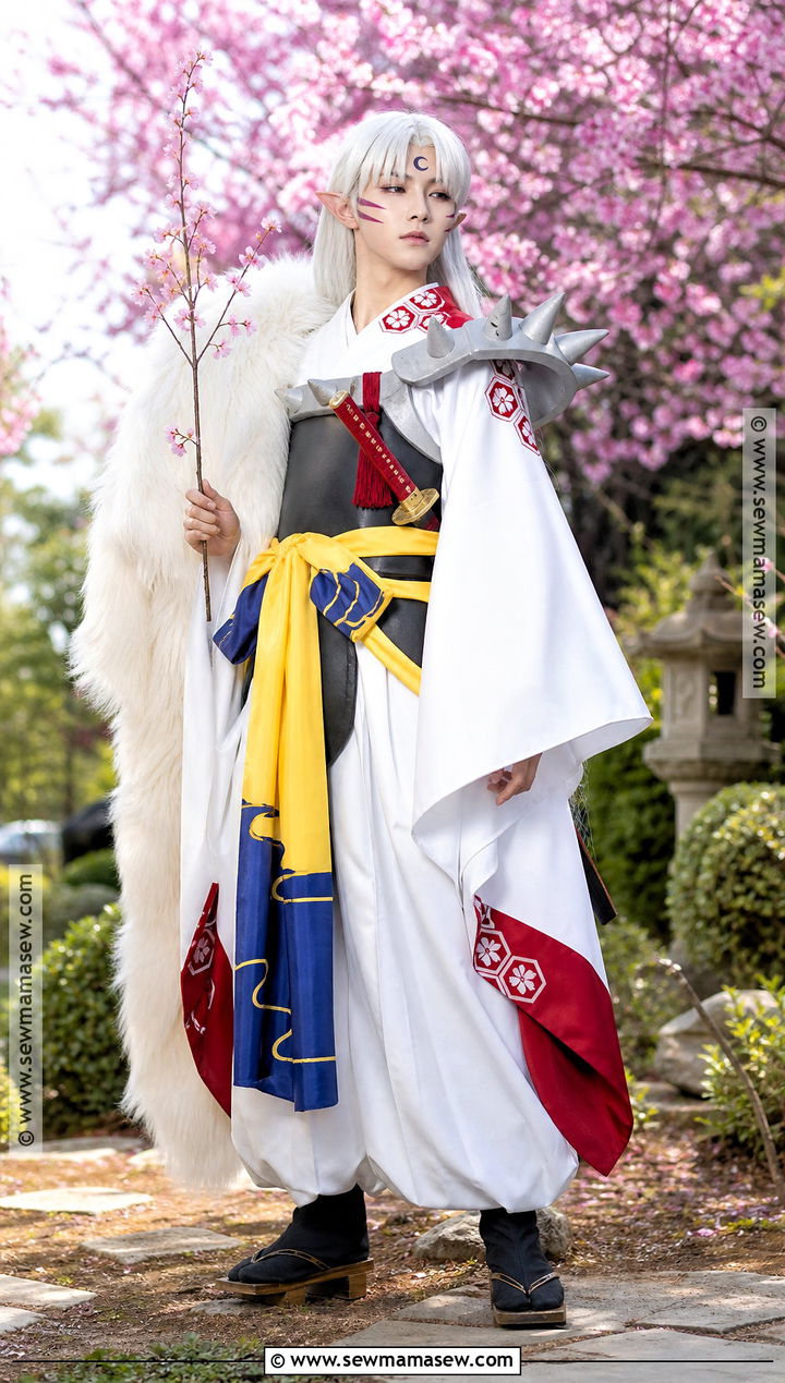 Sesshomaru Cosplay With White Kimono - 30 white hair cosplay ideas