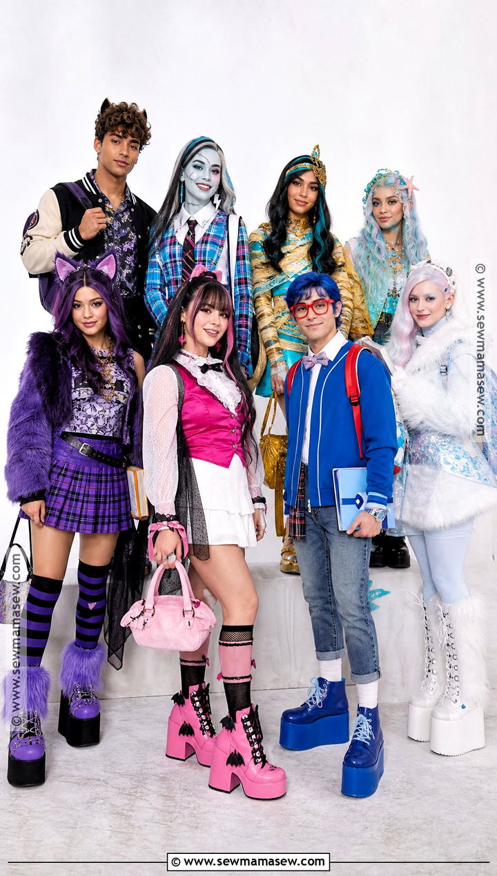 Seven Ghouls Monster High Group Costume - 35 Monster High Group Costume Ideas