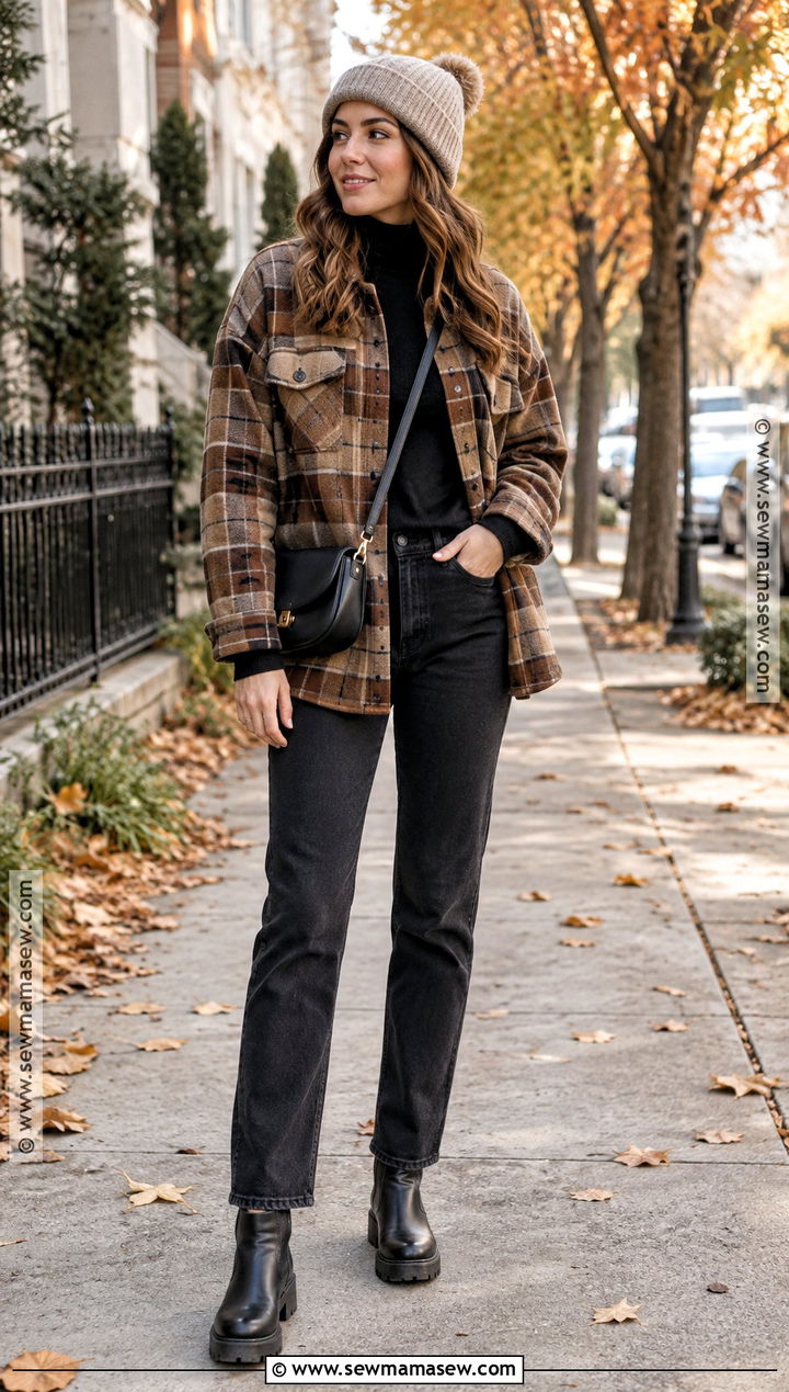 Shacket And Straight Leg Pants Outfit - 20 Outfits November