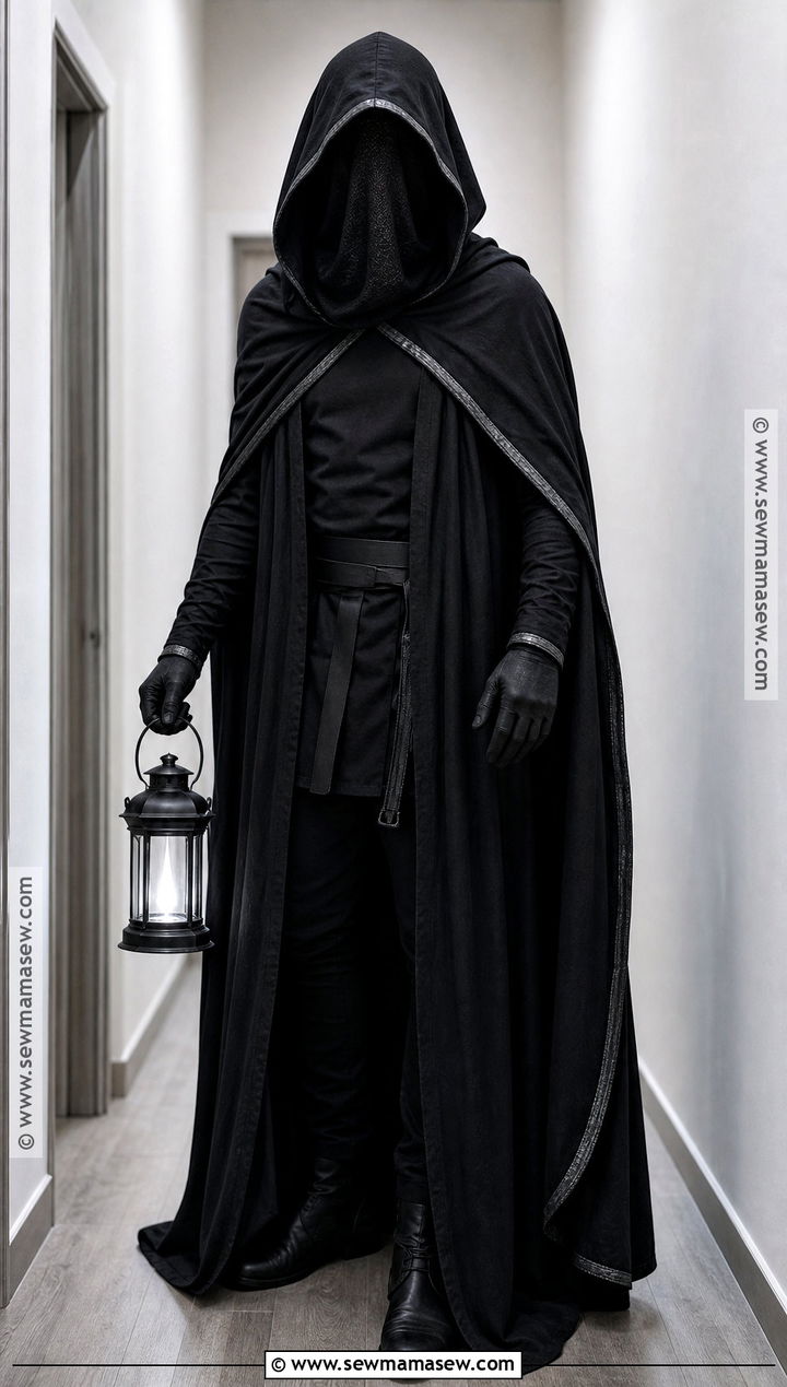 Shadow Figure Costume With Hooded Robe - 45 scary costumes