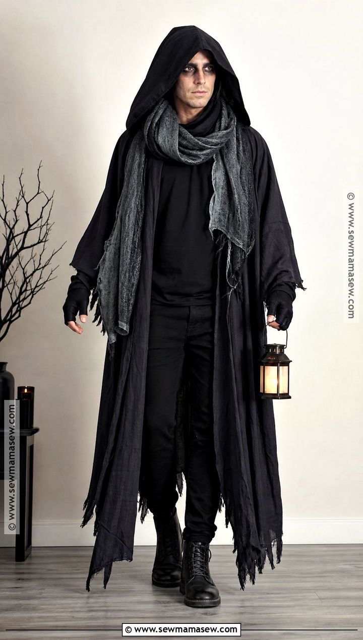 Shadow Specter Costume With Hooded Robe - 45 mens halloween costumes