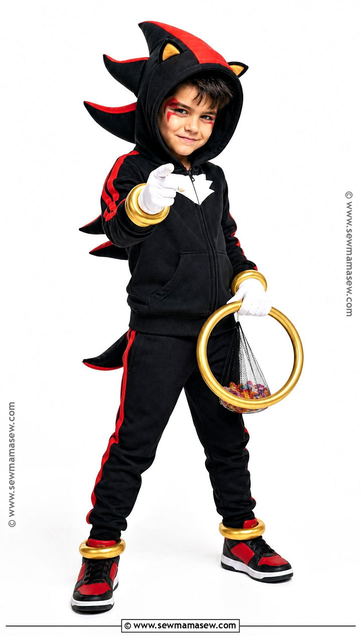 Shadow The Hedgehog Costume - 45 boy halloween costumes