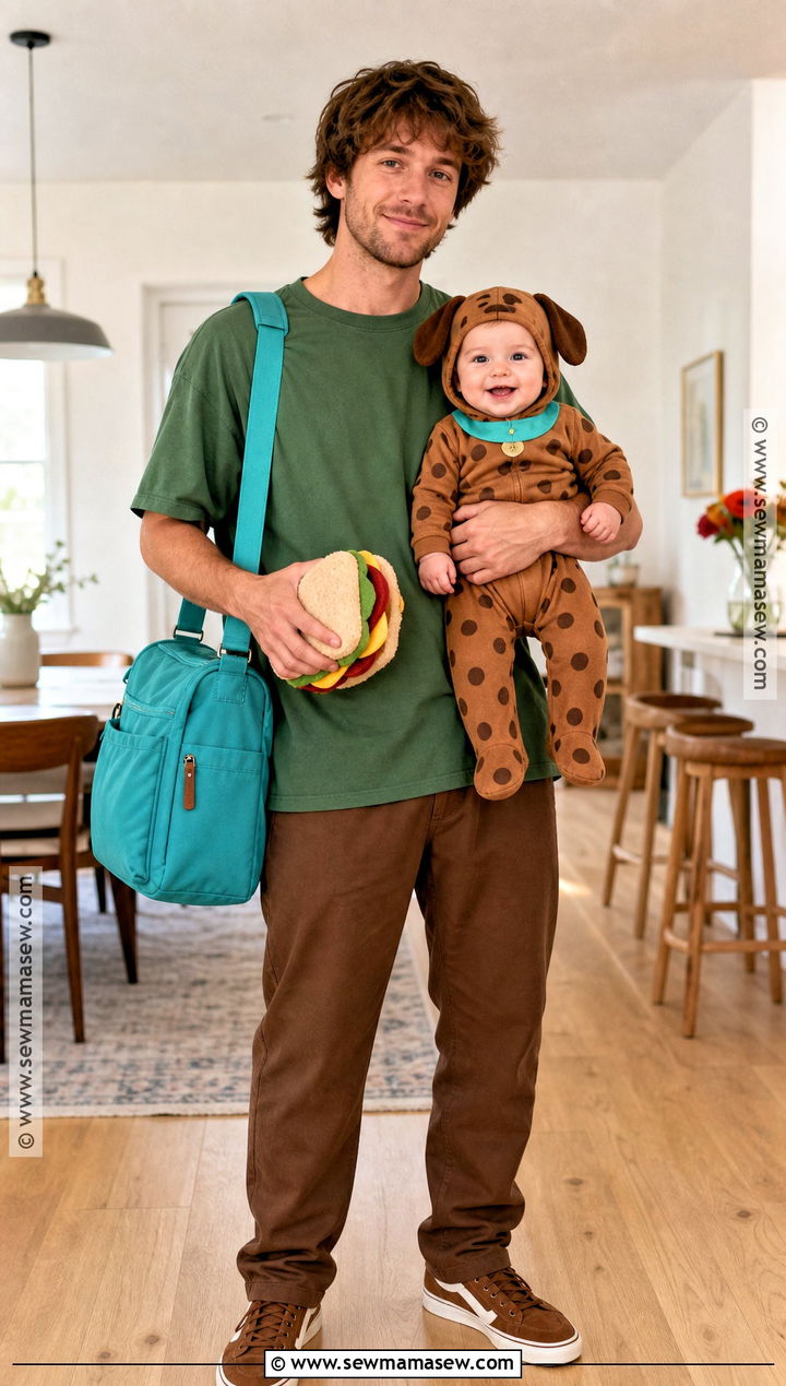 Shaggy And Baby Scooby Costume - 40 scooby doo halloween costumes