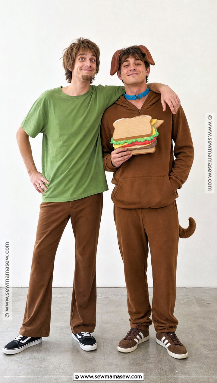 Shaggy And Scooby Doo Duo Costume - 35 halloween costume ideas duo