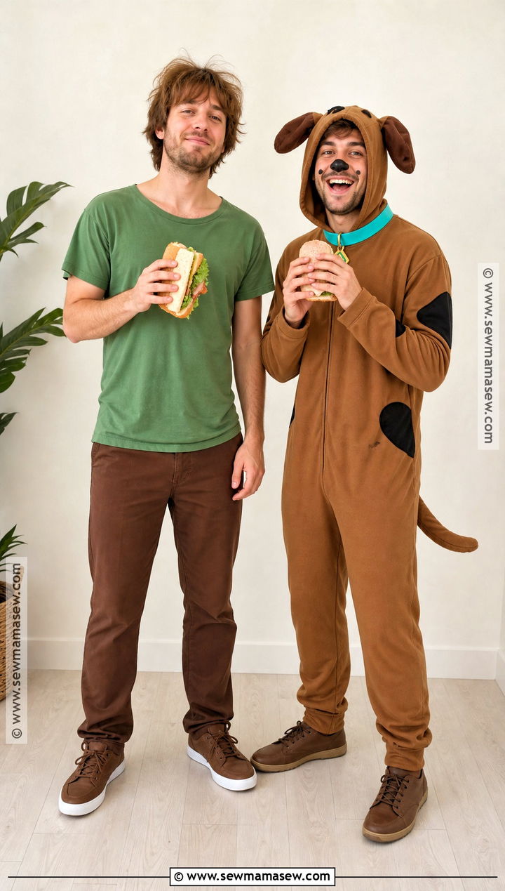 Shaggy And Scooby Duo Costume - 40 scooby doo halloween costumes