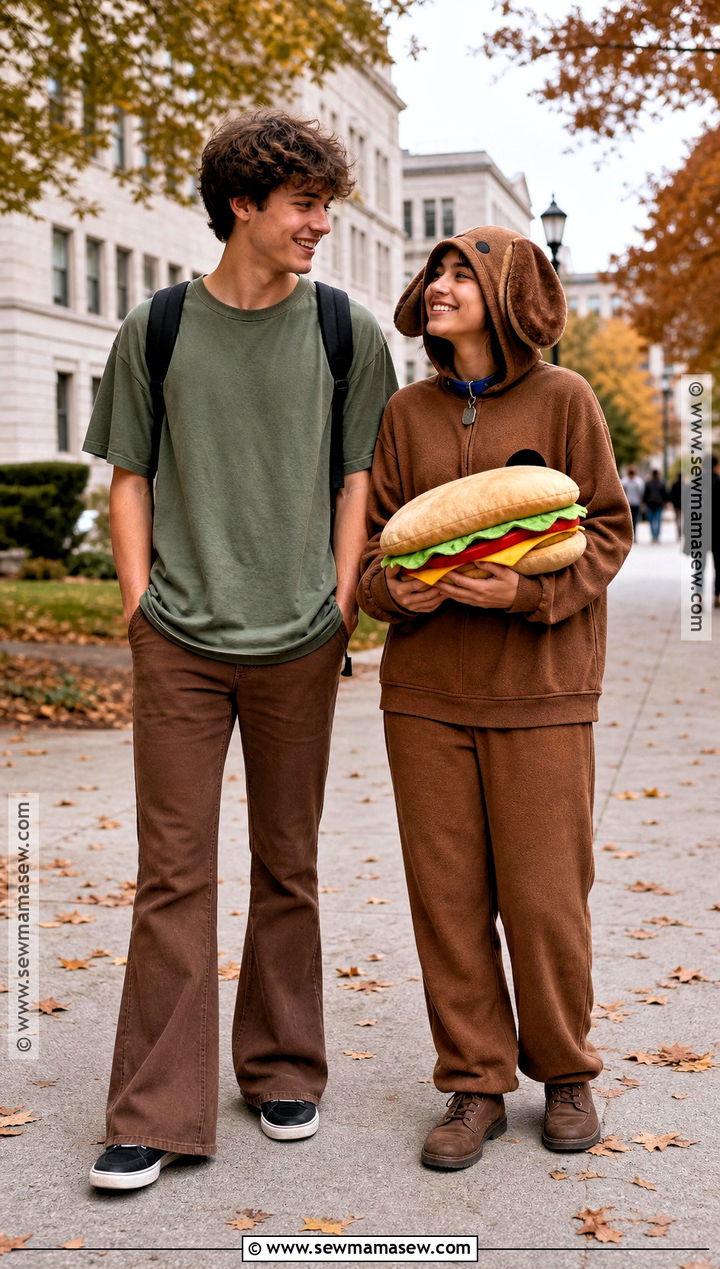Shaggy And Scooby Duo Costume - 50 halloween costumes college
