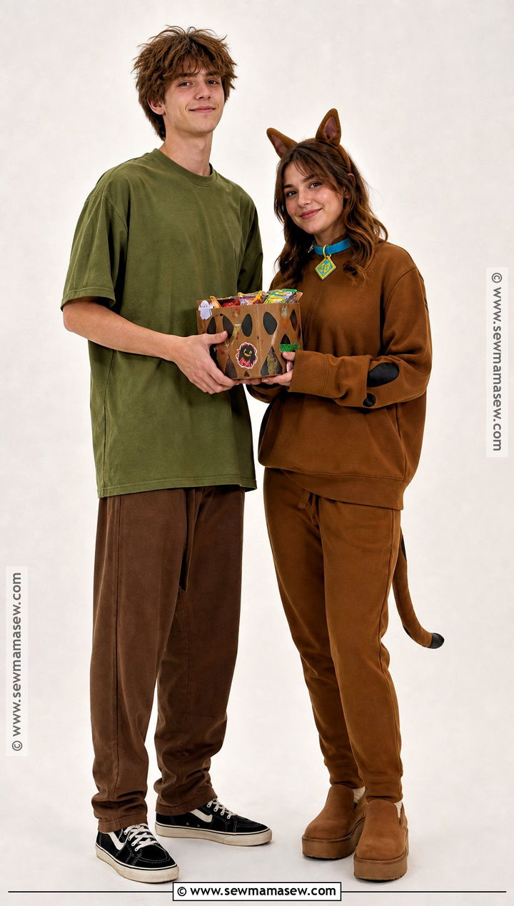 Shaggy And Scooby Duo Costume - 35 easy duo halloween costumes